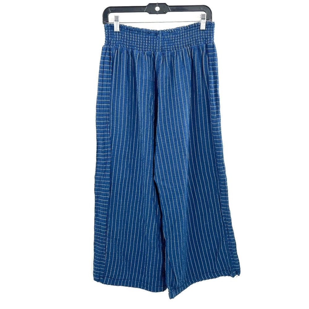 Joie high rise wide leg striped pant coastal grandmother nautical breeze boho 1x - Picture 9 of 12